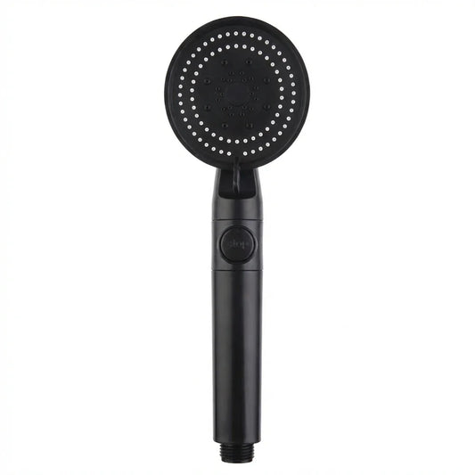 Adjustable High Pressure Shower Head with 5 Modes Water Saving One-Key Stop Spray Nozzle - Bathroom Shower Accessories with Hose