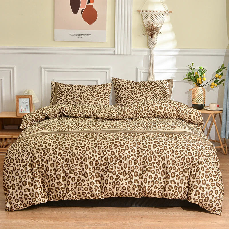 Black and White Bedding Set for Double Bed sabanas cama matrimonial Queen/King Comforter Sets Single Duvet Cover with Pillowcase