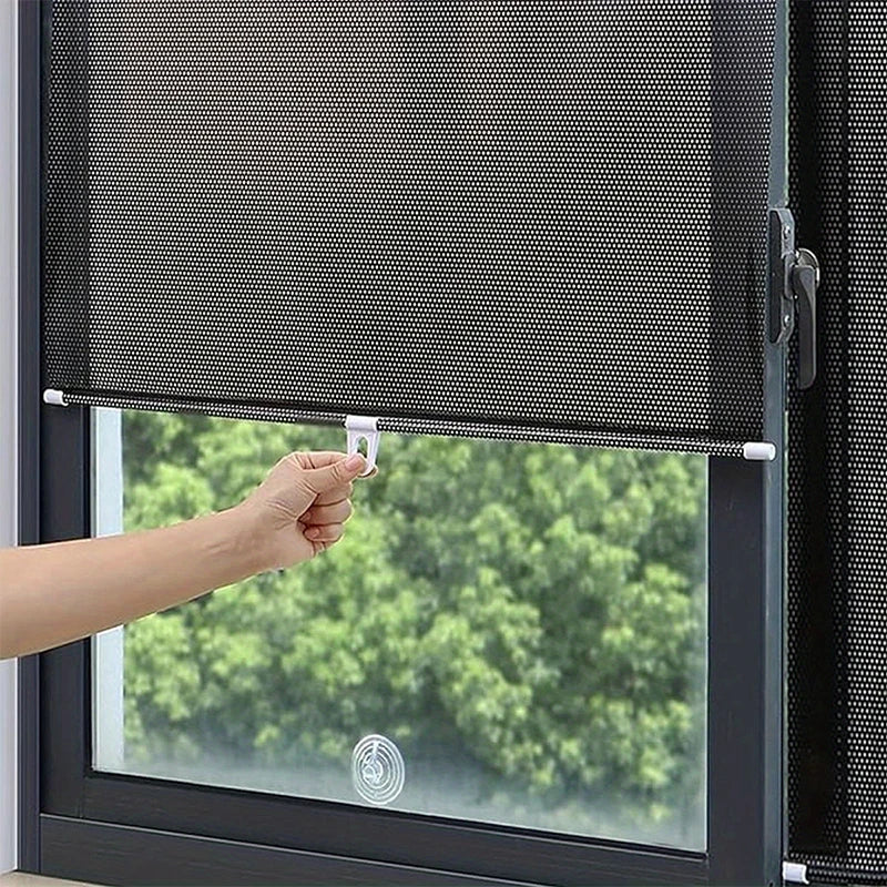 Window Roller Blinds Suction Cup Blackout Drilling Home Decor Blind Black Out Curtain Roll Curtains Kitchen Shutter Bedroom