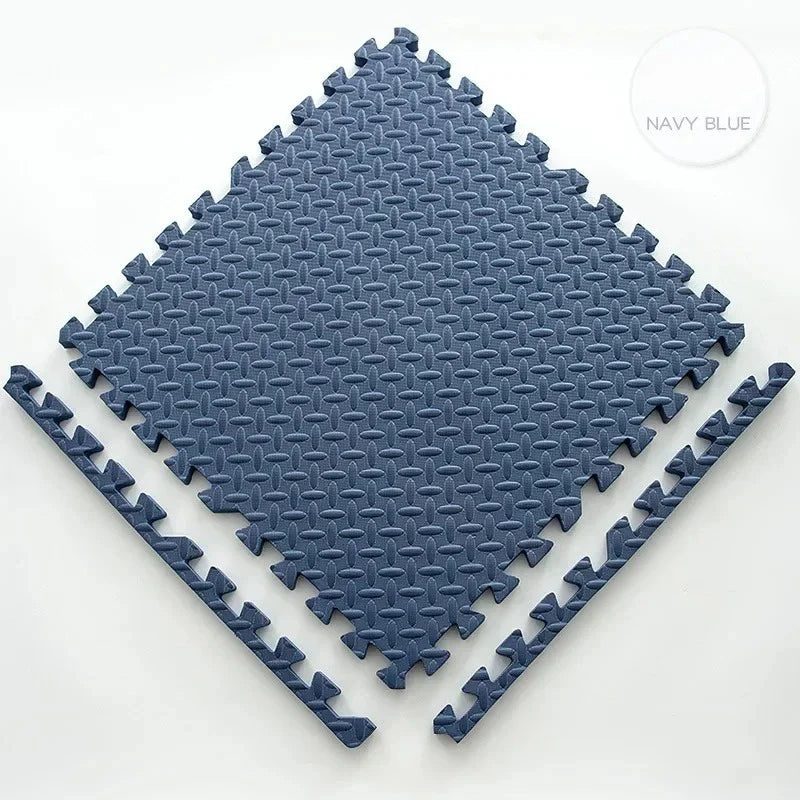 30*30cm Thick Baby Mat EVA Leaf Pattern Fitness Floor Mat Yoga Fitness Non-slip Interlocking Carpet Room Decorative Floor Tile