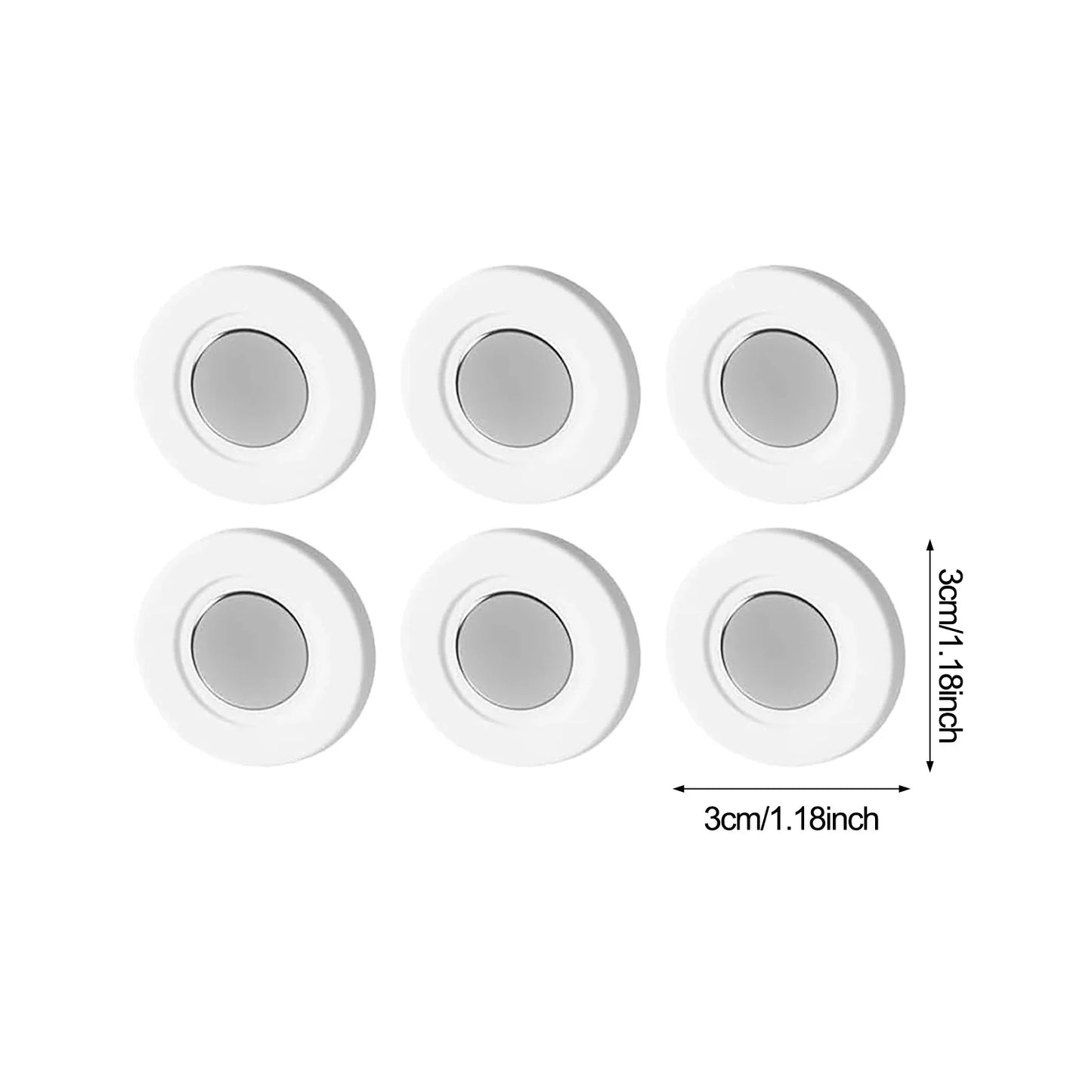 3/6/12Pcs Strong Magnetic Remote Control Holder Wall Mount Adhesive TV/Air Conditioner Remote Control Holder For Home Office