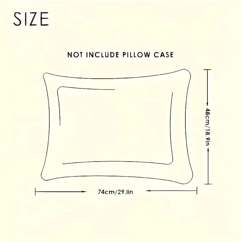 1PC 48x74CM Hotel-Grade Specifically Designed for Cervical Spine Protection and Sleep Aid Home Use Dormitory Single Pillow Core