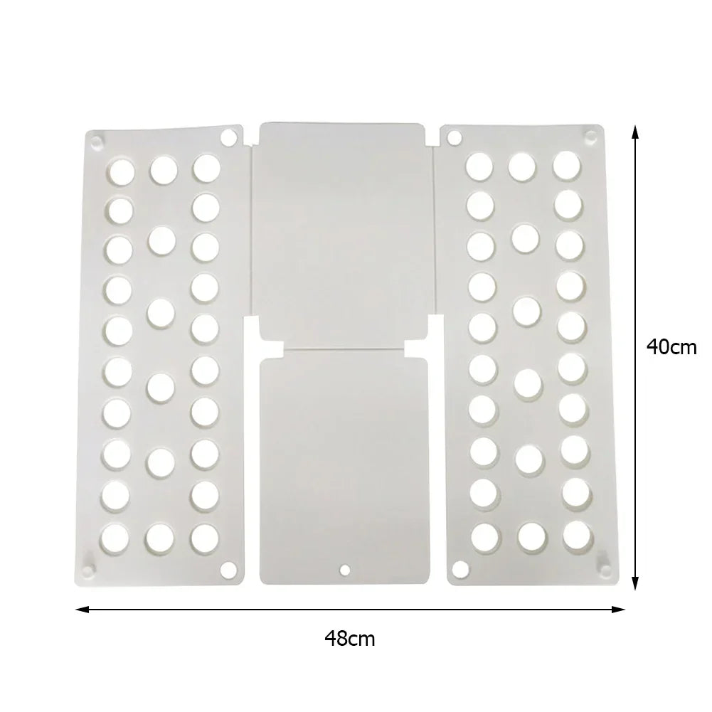 Plastic Folding Clothes Board Easy and Fast Kids Laundry Folder Folding Shirt Board Home Storage Tools for Quick Folding Clothes