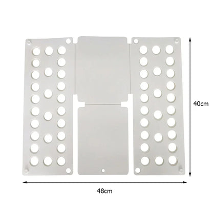 Plastic Folding Clothes Board Easy and Fast Kids Laundry Folder Folding Shirt Board Home Storage Tools for Quick Folding Clothes