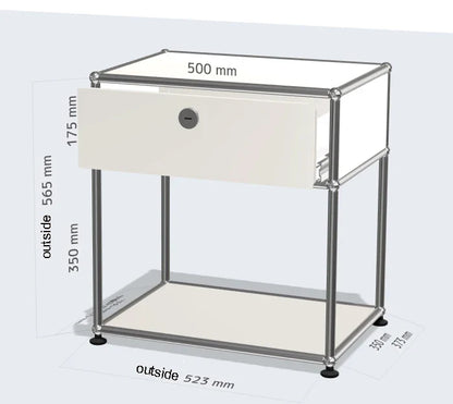 Module Furniture  Storage Modular DIY Shelf Sideboard Customized Size Night Stand Cabinet Stainless Steel Home Use