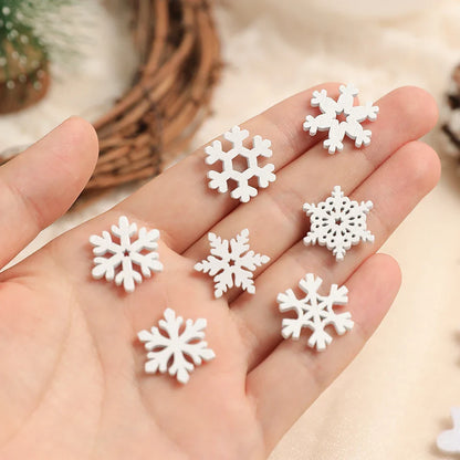 50Pcs Snowflake Christmas Decoration DIY Hanging Christmas Tree Accessories Party Table Home Decor New Year Winter Navidad Gifts