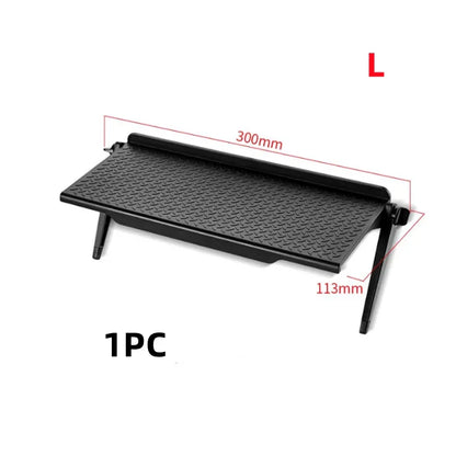 Adjustable TV Screen Top Storage Shelf Computer Monitor Screen Top Storage Rack TV Media Box Router Shelf Rack Home Organizer