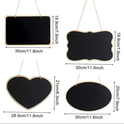 Rustic Wedding Wooden Blackboard Mr Mrs Bridal Shower Decoration Photobooth Birthday Party DIY Home Decor Sign Message Board
