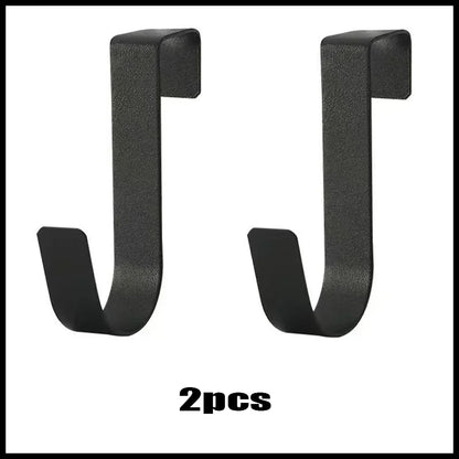 Multi-Purpose Hooks Kitchen Cabinet Door Back Hook Hanging Rack Clothes Coat Hat Towel Hanger Storage Hook Bathroom Accessories
