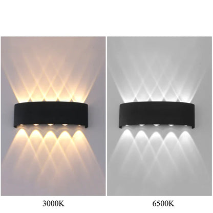 Up Down LED Wall Lamp Waterproof Modern Wall Light for Bedroom Living Room Corridor Balcony Indoor Outdoor Home Decor Lighting