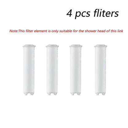10 Spray High-Pressure Water Saving Filtered Shower Head Handheld Showerhead Fall Resistance Black White Bathroom Shower Nozzle