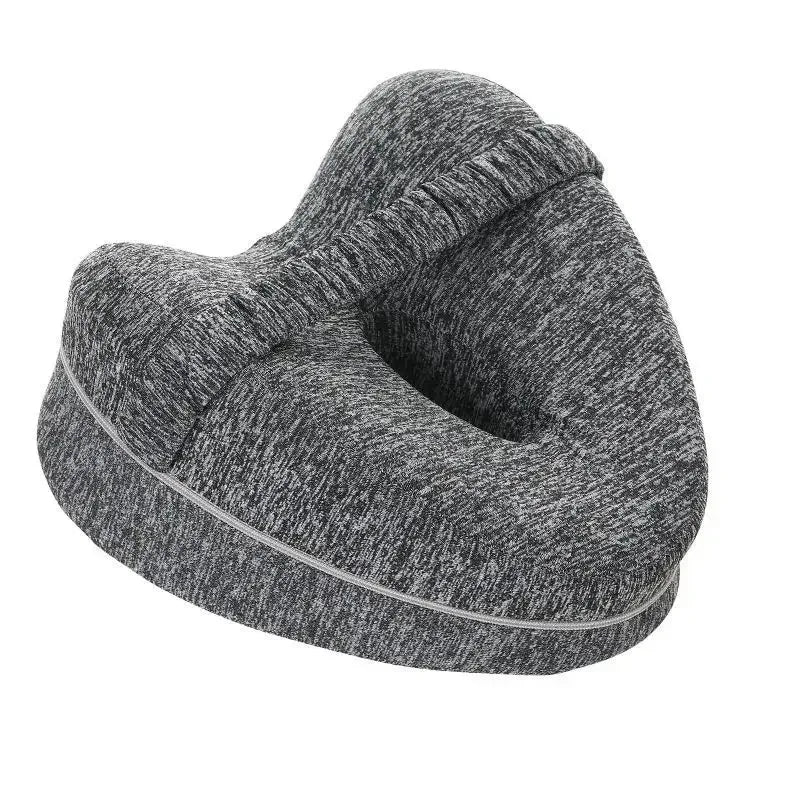 Memory Cotton Leg Pillow Hollow Heart Pregnancy Side Sleeper Sciatica Orthopedic Sciatica Back Hip Relief Pillow For Bed, Sofa