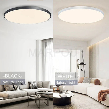 MARPOU Big Size Smart ceiling lamp led lamp for bedroom 80W ceiling lights with Remote control Dimmable led lights for room