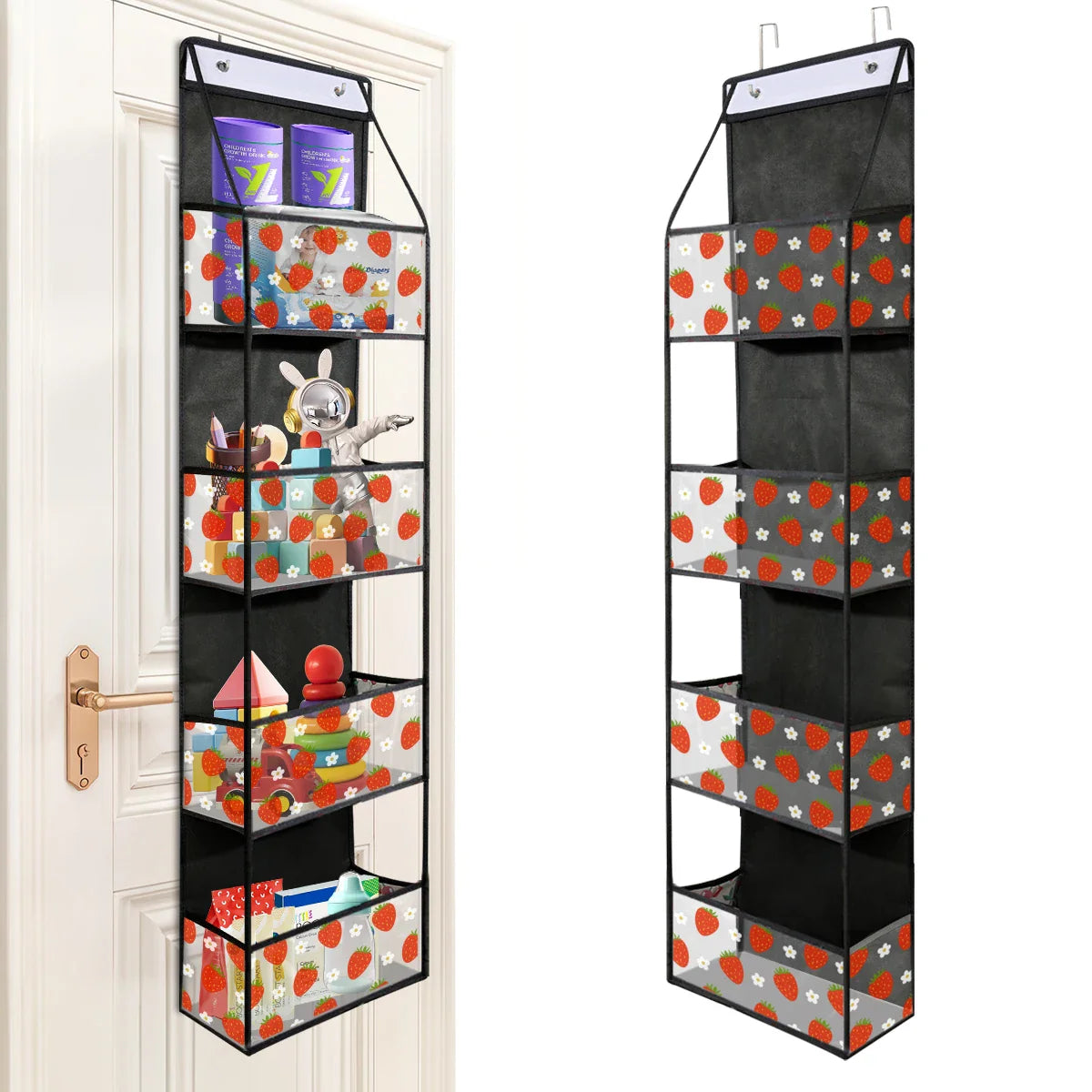 1pc 4 /6Layer Over The Door Hanging Organizer Cosmetics Wall Hanging Storage Organizerfor Nursery Bathroom Closet Bedroom Dorm