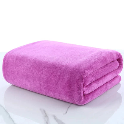 A big towel Beauty salon adult thickening large bath towels that soft absorb water do not shed hair multi-purpose micrmicrofiber