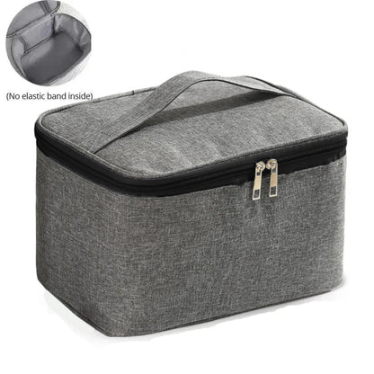 1pc Business Trip Men's Toiletry Bag Double Layer Large Capacity Cosmetic Bag Oxford Cloth Storage Bag Portable Handbag