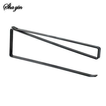 Random Special Kitchen Paper Towel Hanging Rack Cabinet Without Drilling Towel Hook Ironware Storage Shelf For Napkins