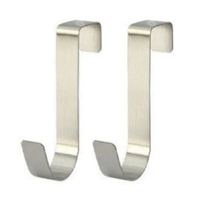 Multi-Purpose Hooks Kitchen Cabinet Door Back Hook Hanging Rack Clothes Coat Hat Towel Hanger Storage Hook Bathroom Accessories
