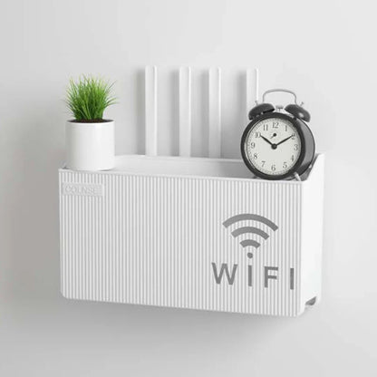 Home Router Storage Box, Wireless WIFI, TV Set-Top Box Wall Mounted Storage Rack, For Living Room, Bedroom Sorting Storage