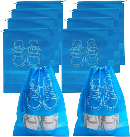 5/10pcs Non Woven Shoe Bag Storage Bag, Shoe Storage Drawstring Drawstring, Shoe Storage Bag, Dust-proof