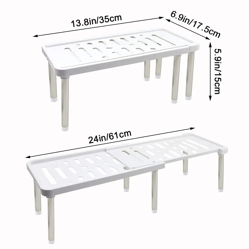 Étagère rétractable, 1 pièce, support de rangement multifonction, organisateur d'articles ménagers, bouteille d'assaisonnement