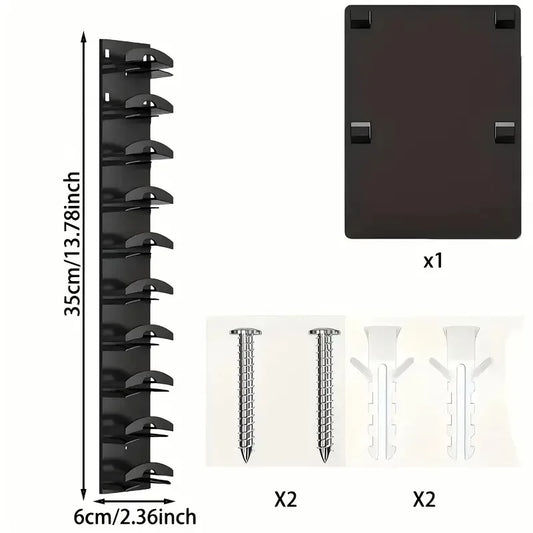1pc Wall Mounted Display Shelf for 18 Caps & Hats, Multi-Layer, Decorative &Space Saving, Home Decor Organizer for Bedroom, Door