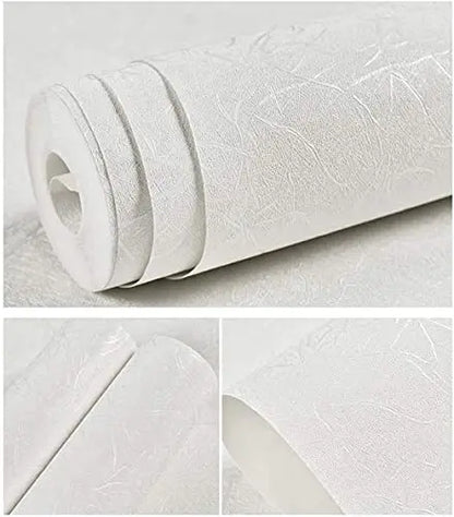 Black Silk Wallpaper Embossed Self Adhesive Wallpaper Removable Vinyl Black Peel and Stick Wallpaper Waterproof Furniture Decor