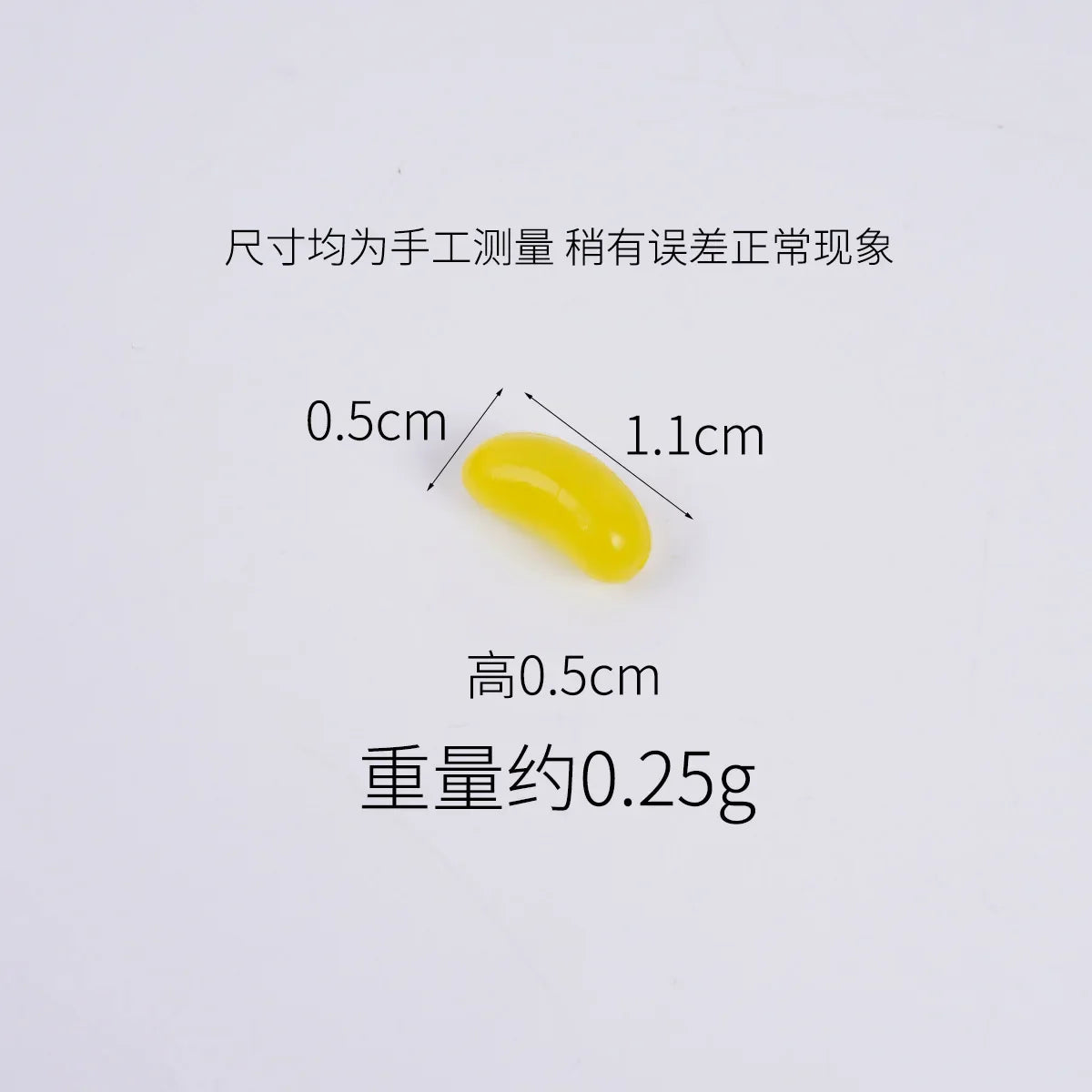 20pcs Mini Candy Fondant Fruit Candy Pop Artificial Candy Beans Miniature Food Play Handmade Simulation Home Decor Decorations