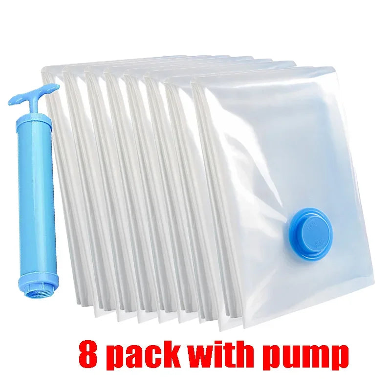 Vacuum Storage Bags Wardrobe Organizer Vacuum Seal Bag Space Saving Bags for Clothes Pillow Bedding Blanket Packaging Storager