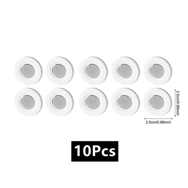 3/6/12Pcs Strong Magnetic Remote Control Holder Wall Mount Adhesive TV/Air Conditioner Remote Control Holder For Home Office