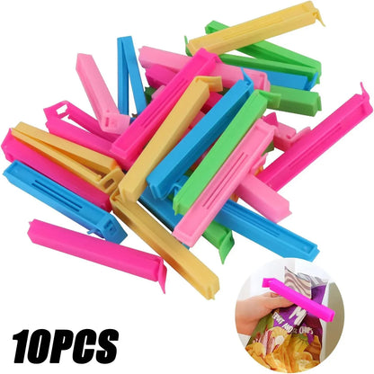 5/10/20PCS Kitchen Storage Food Snack Seal Sealing Bag Clips Sealer Clamp Plastic Tool Kitchen Accessories Food Bag Clips