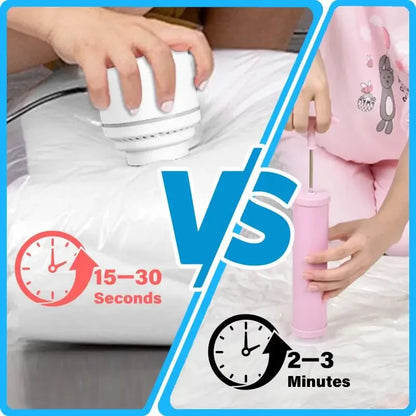 Vacuum Storage Bags For Clothes,Bedding,Space Saving Bags Storage Vacuum Seal Packet,Folding Compressed Organizer Bag