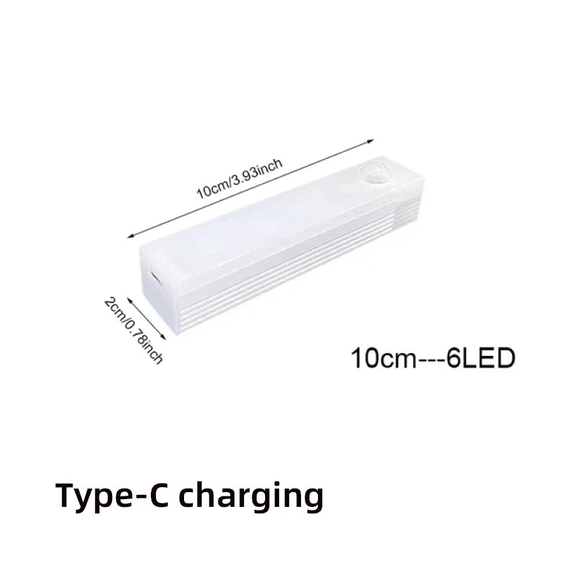 Wireless LED Night Lights Motion Sensor Lights Closet Kitchen Night Lights Bedroom Detector Light Cabinet Staircase Backlit