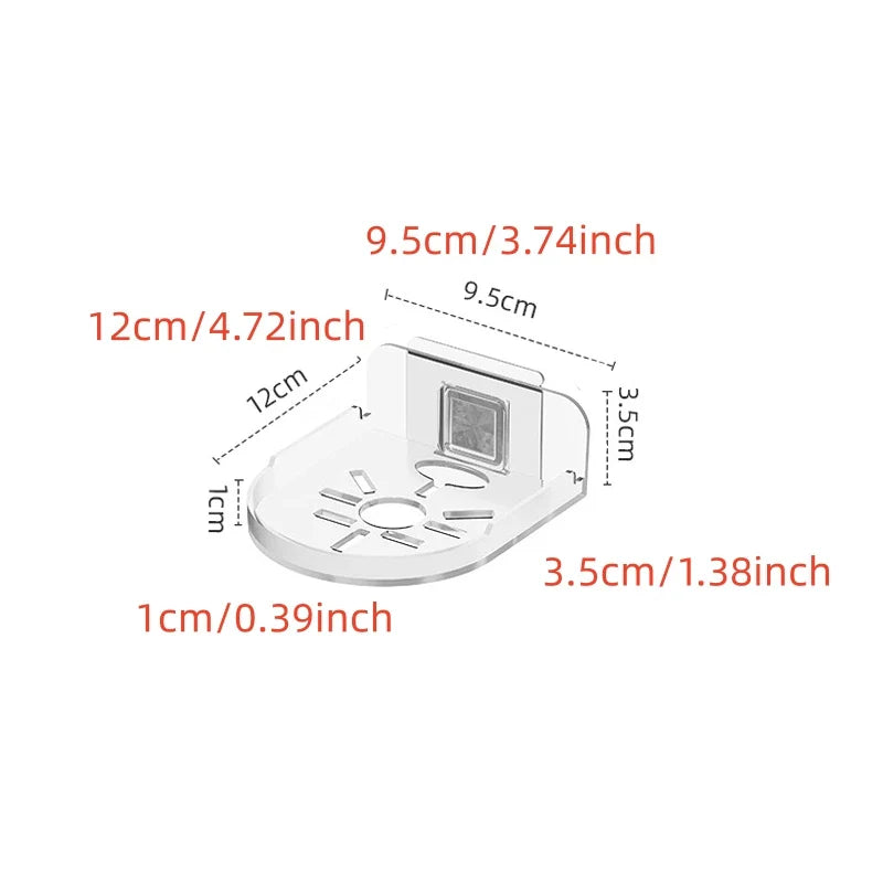 Wall Mount Floating Stand Shelf For Security Camera Mini Speaker Self Adhesive Punch-Free Security Surveillances Camera Holder