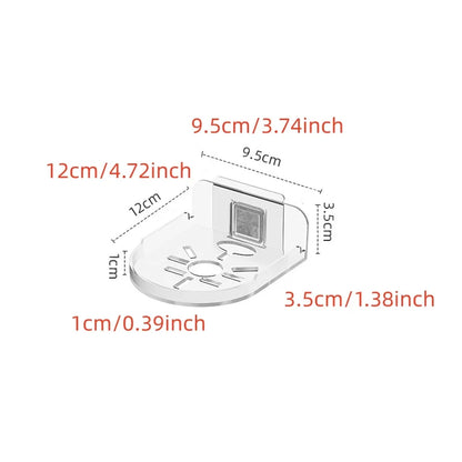 Wall Mount Floating Stand Shelf For Security Camera Mini Speaker Self Adhesive Punch-Free Security Surveillances Camera Holder