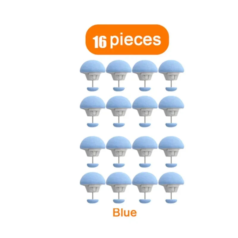 Mushroom Quilt Holder Macaron Non-slip Quilt Blanket Clip One Key To Unlock Blankets Cover Fastener Clip Holder Bed Sheet
