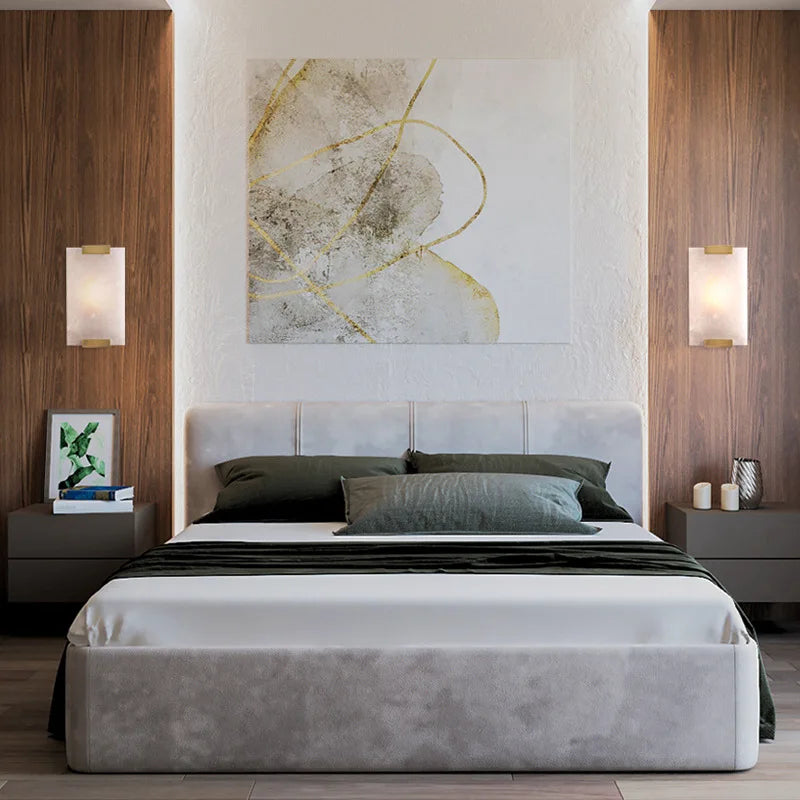 Natural Marble LED Wall Sconce