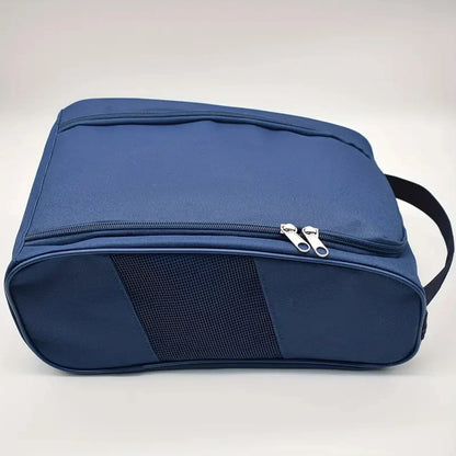 Portable Golf Shoe Bag Oxford Cloth Shoe Carrier Bags Breathable Lightweight Golf Handbag Dustproof Football Tennis Shoe Bag