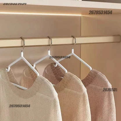 Garment Organizer Hangers Non Marking Clothes Hangers for Home Use Non Slip Drying Metal Thick Storage Bedrooms Wardrobes Adult