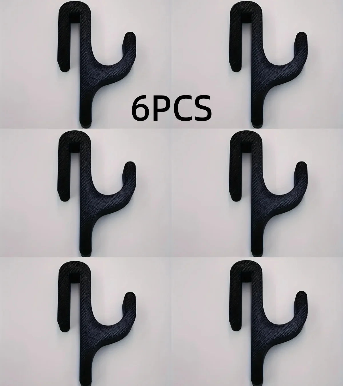 New Modern Plastic Shower Hook Suitable for 8mm Glass Doors Bathroom Organizer, Towels and Clothes Holder Bathroom Accessories