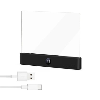 LED Flat Panel Night Vision Reading Light Eye Protection Reading Light Usb Charging Student Night Reading Lamp Book Lamp Indoor