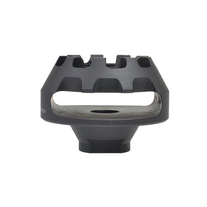 Cookie Cutter Muzzle Brake | Single Chamber Design to Eliminate Recoil Force | For AR/ AK pistols
