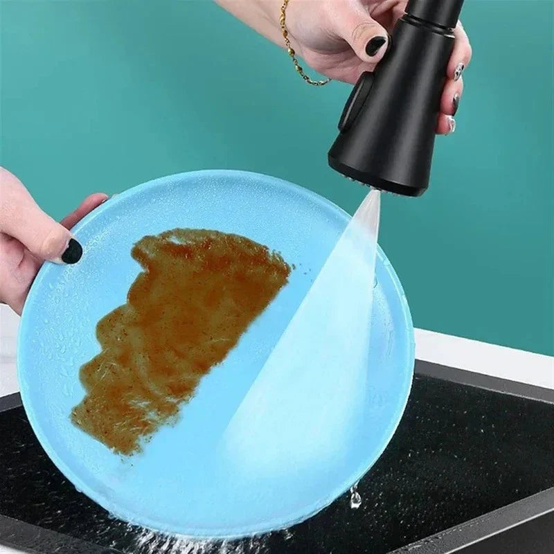Universal 360° Rotate Kitchen Faucet Extender Aerator Plastic Splash Filter Kitchen Washbasin Faucet Bubbler Nozzle Aerator