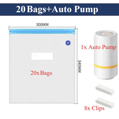 USB Rechargeable Electric Air Pump For 3D Printer Filament Vacuum Bag One-key Quick Pumping Storage Bag Automatic Compressed