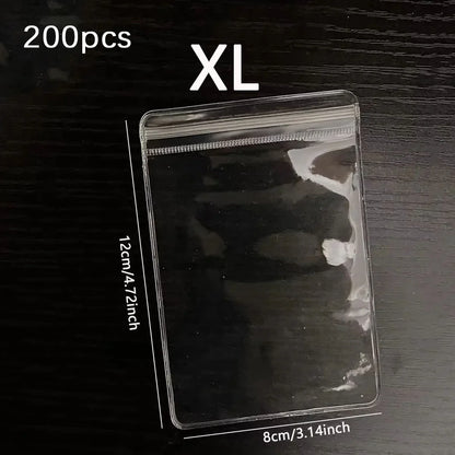 Clear Earring Bags Waterproof Bags Thickened Reusable Storage Pouch for Jewelry Rings Necklace Bracelet
