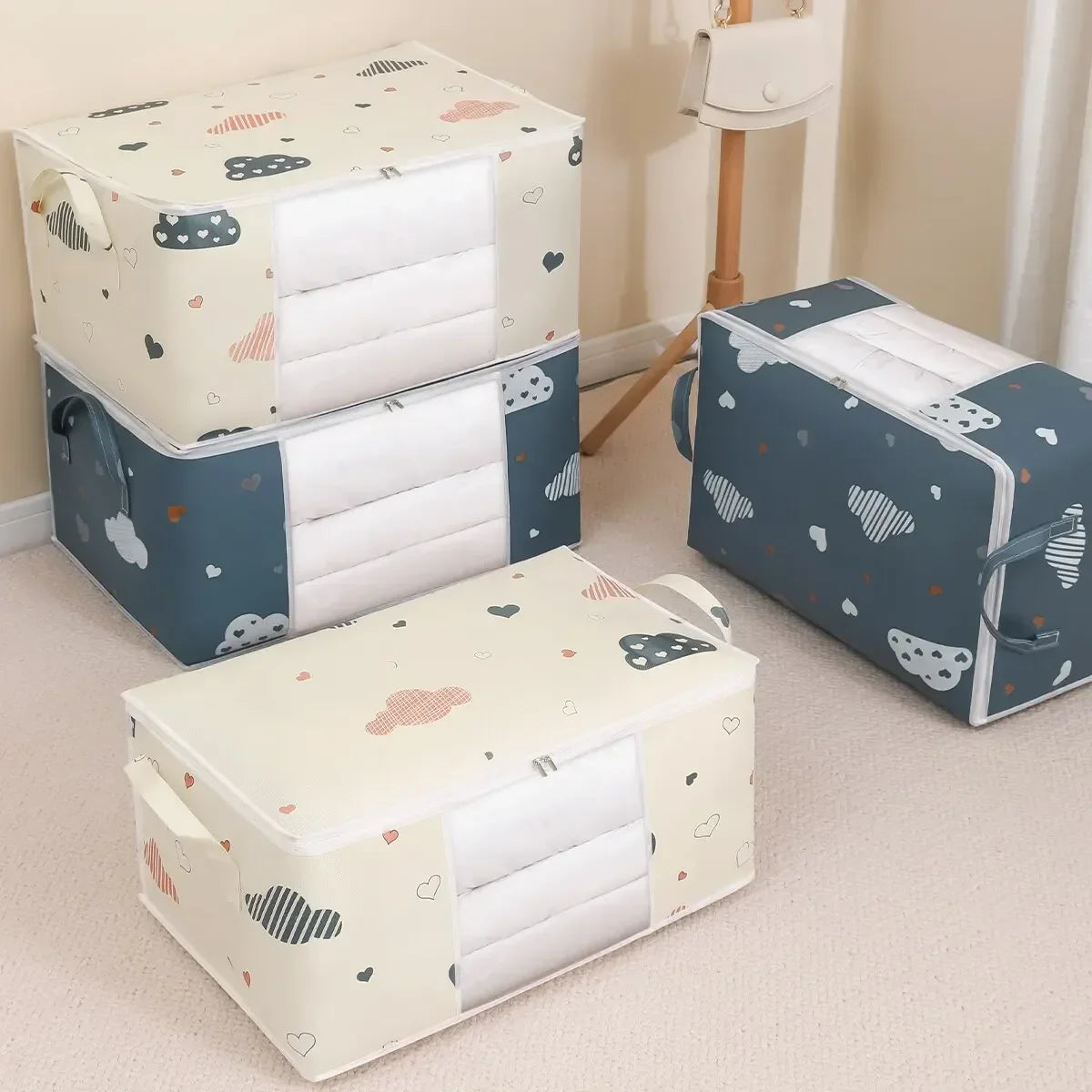 Quilt Storage Bag Multi-functional Dustproof Moistureproof Large-capacity Clothes Storage Bag Home Moving Organising Bag
