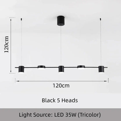 Modern Led Living Room Chandeliers Dining Table Ceiling Chandelier Kitchen Hanging Light Fixture Dimmable Indoor Lighting Lamp