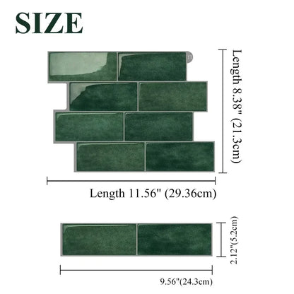 1Pcs New Self-adhesive 3D Wall Tile PVC DIY Wall Sticker Multifunction Waterproof Peel and Stick Wallpaper Home Decor