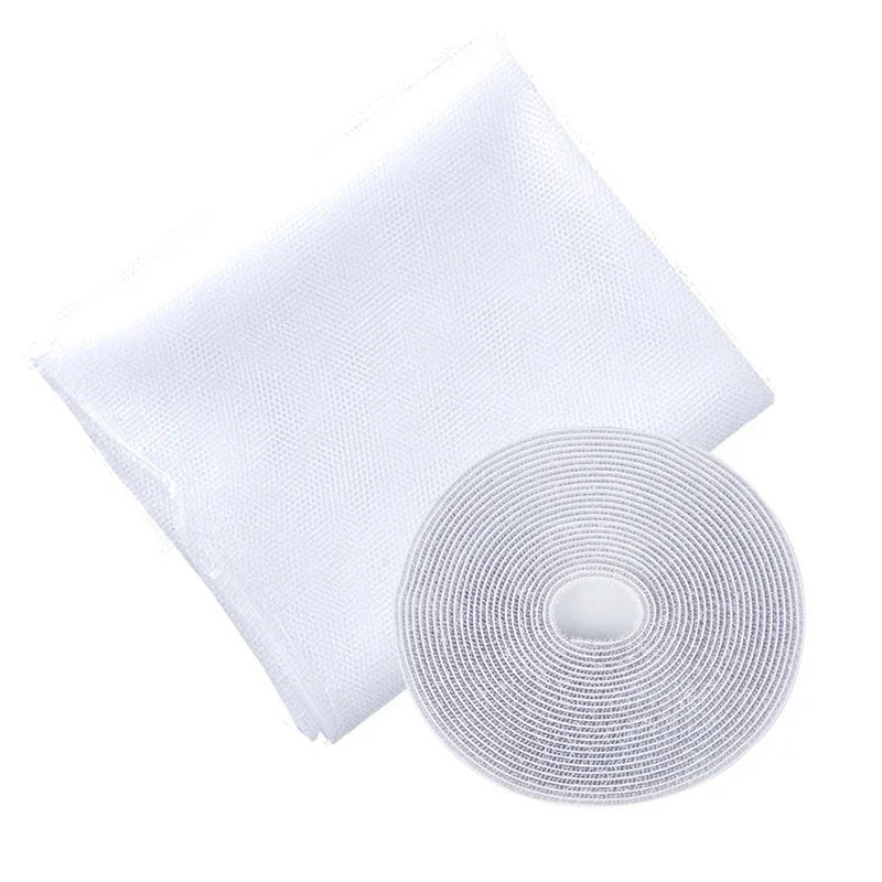 Anti Fly Mosquito Net DIY Self-Adhesive Fly Mosquito Window Net Mesh Mosquito Insect Bug Net Curtains for Windows