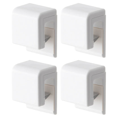 Wall Mounted Toothpaste Holder No Drilling Bathroom Organizer Hanging Shower Shelf for Toothbrush Face Wash Storage